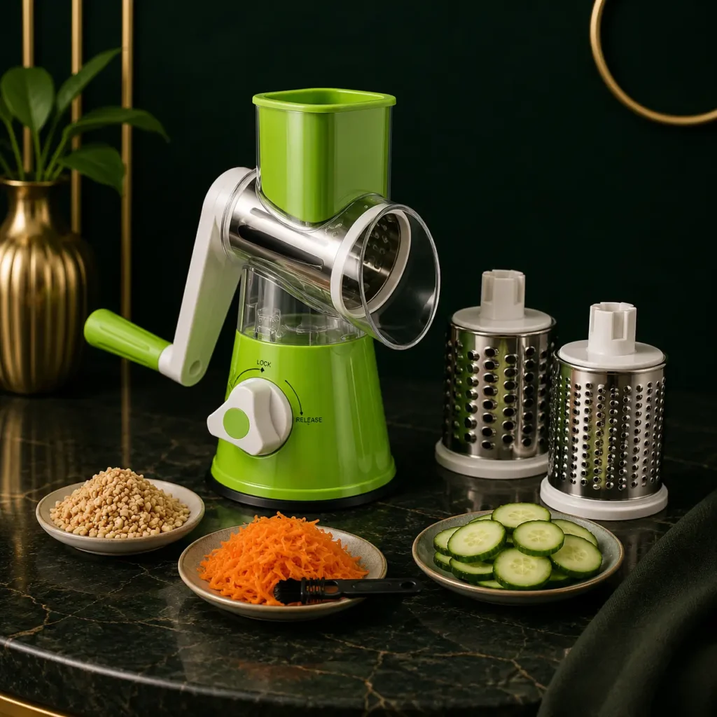 3 in 1 Rotary Drum Grater