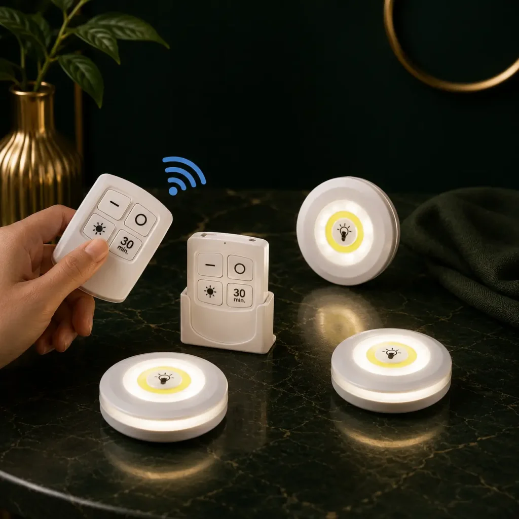 LED Faucet Sensor Light with Remote