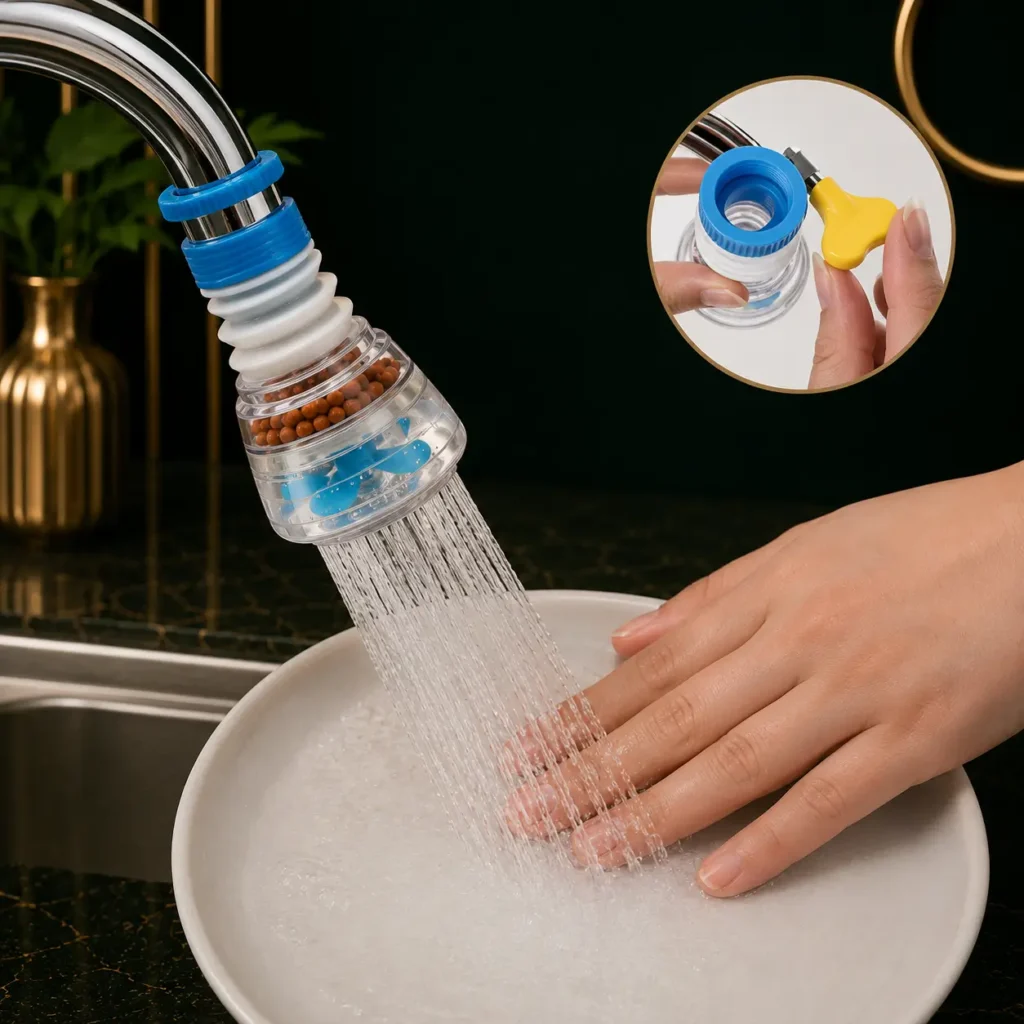 Fan Faucet Sprayer