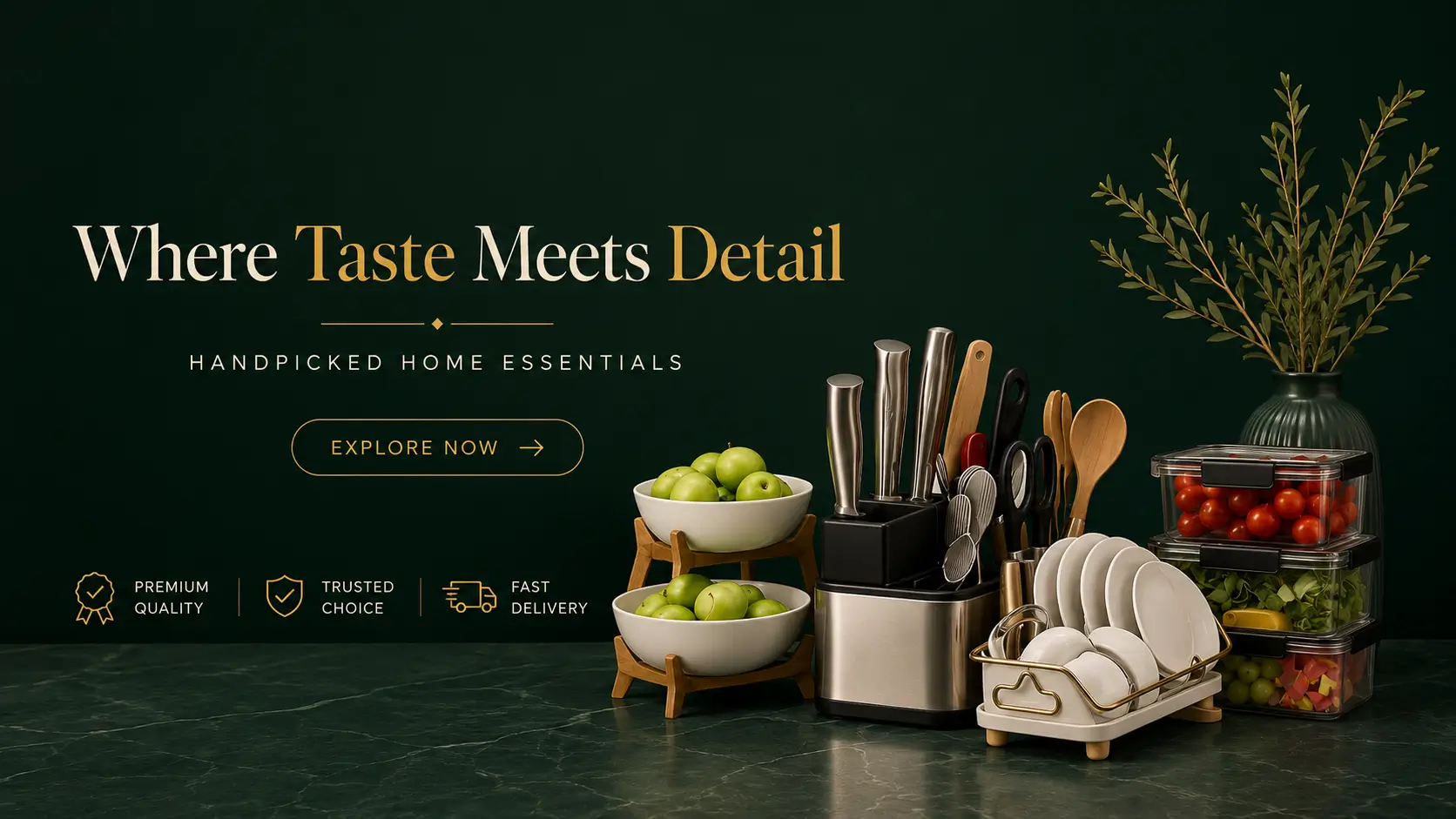Premium home essentials and kitchen accessories by AL MEHRAN TRADERS