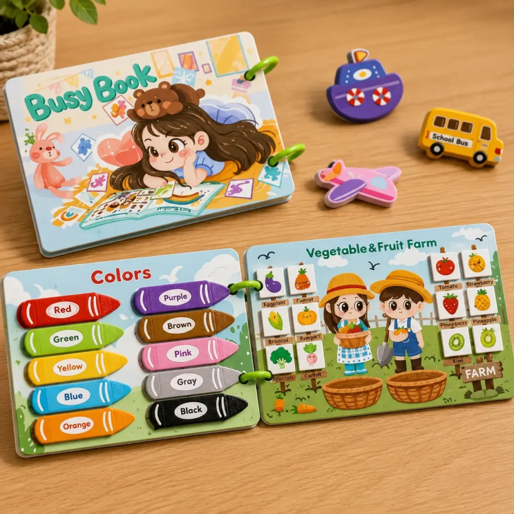 Kids Learning Busy Book