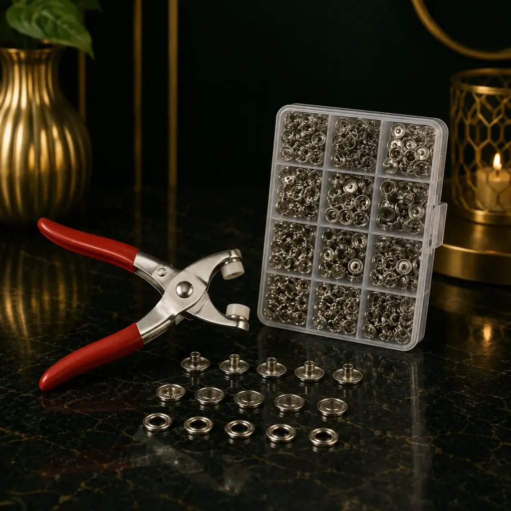 Metal Snap Button Pliers Kit