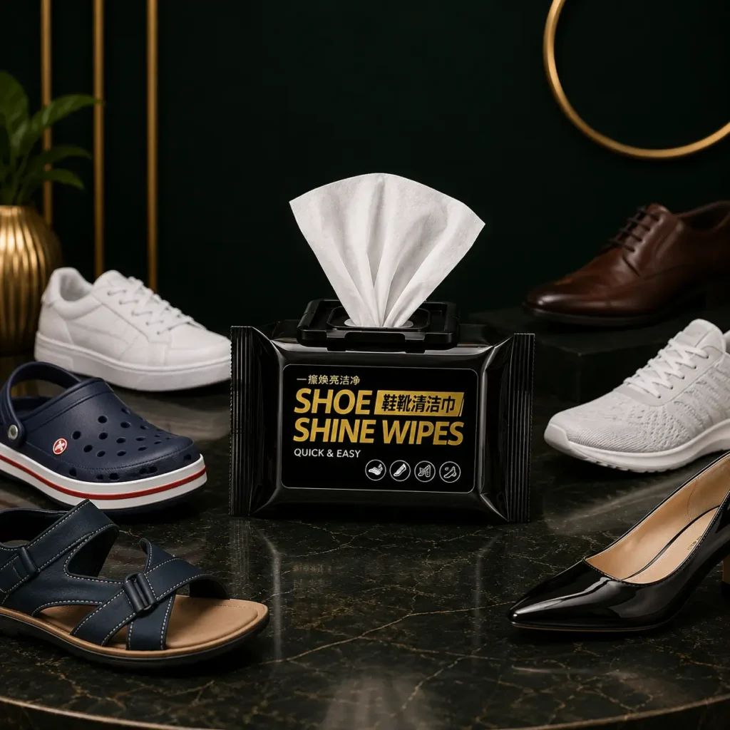Shoe Shine Cleaning Wipes