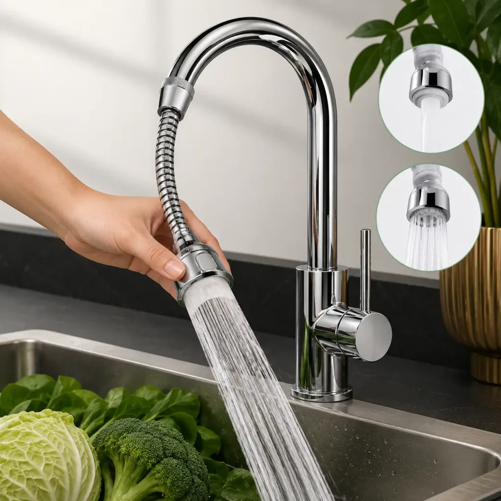 TurboFlex Stainless Steel Faucet Extender