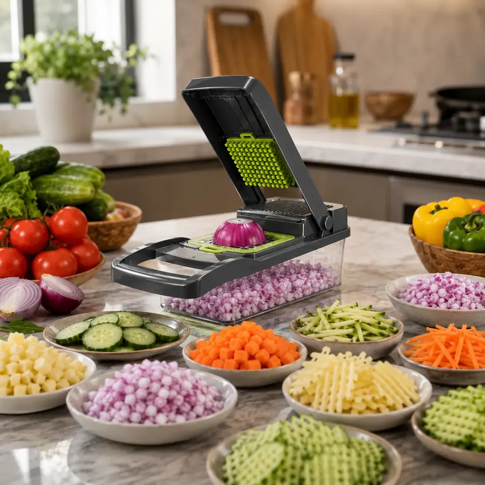 14 in 1 vegetable cutter with multiple blades