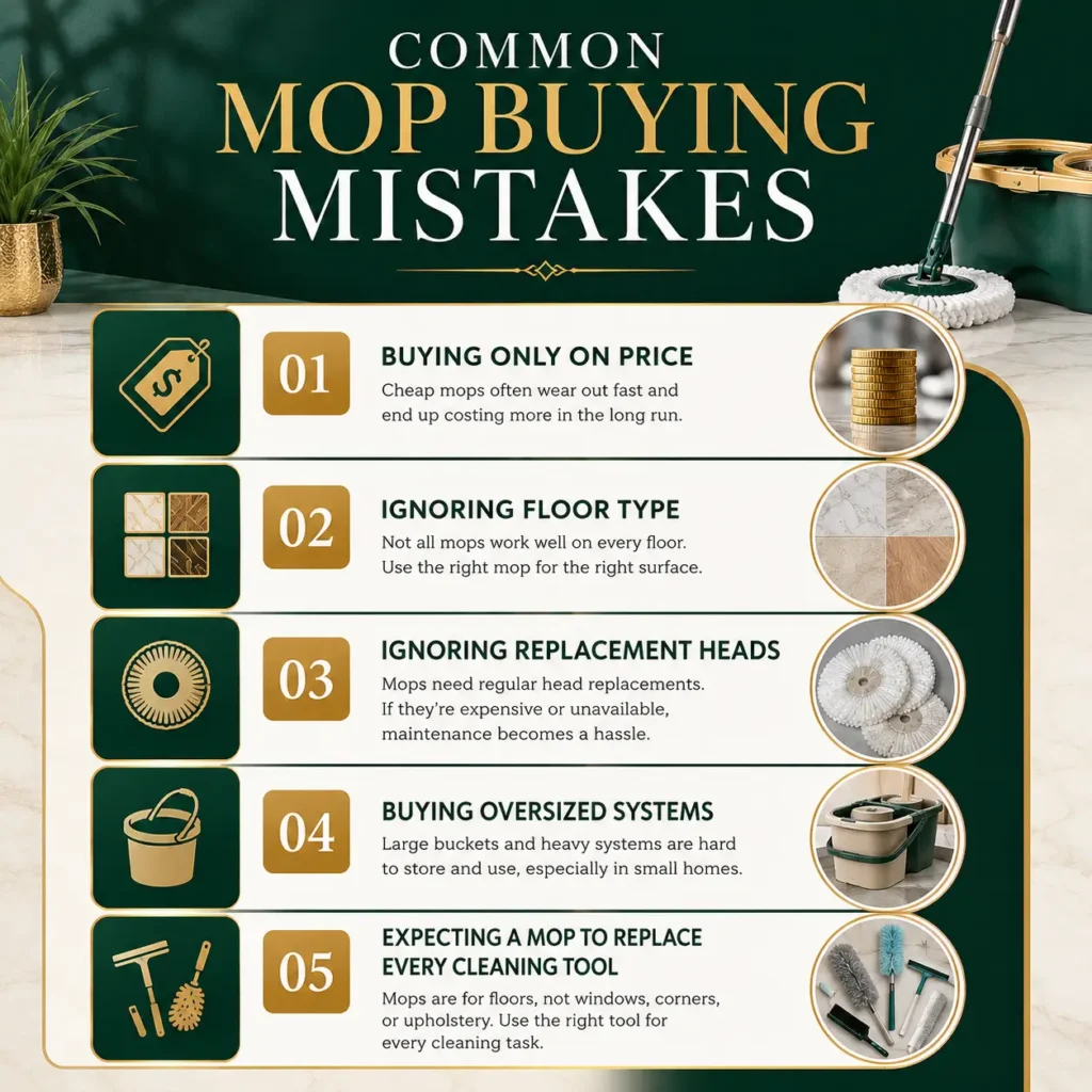 Common mop buying mistakes in Pakistan