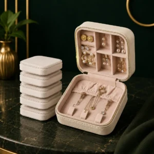 Travel Jewelry Organizer Box