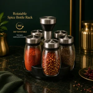 Rotating 6 Bottle Spice Rack