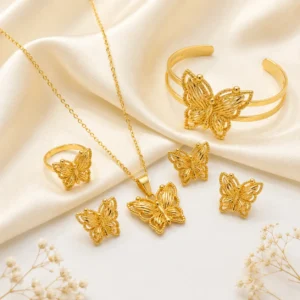 Gold Plated Baby Jewellery Combo Set