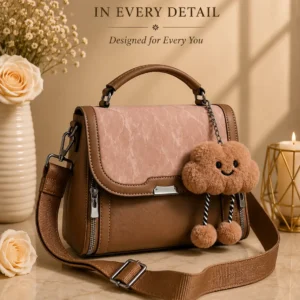Imported Crossbody Bag for Girls with Teddy Bear