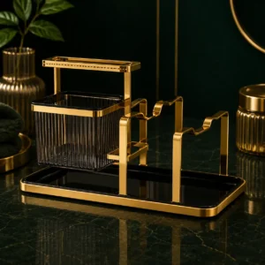 Stainless Steel Luxurious Knife and Chopsticks Rack