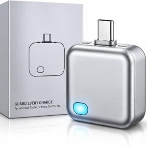 Smart Auto Cut-Off Charging Protector – USB-C to USB-C, PD Fast Charging Support
